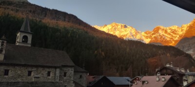 Macugnaga vista dal balcone