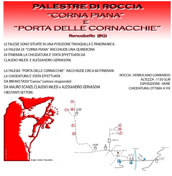 palestra di roccia Roncobello